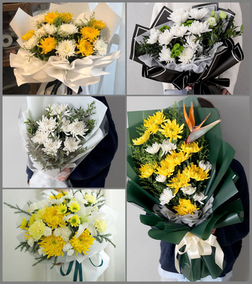 山西晋中介休市绵山镇吴家山村白事花束代送